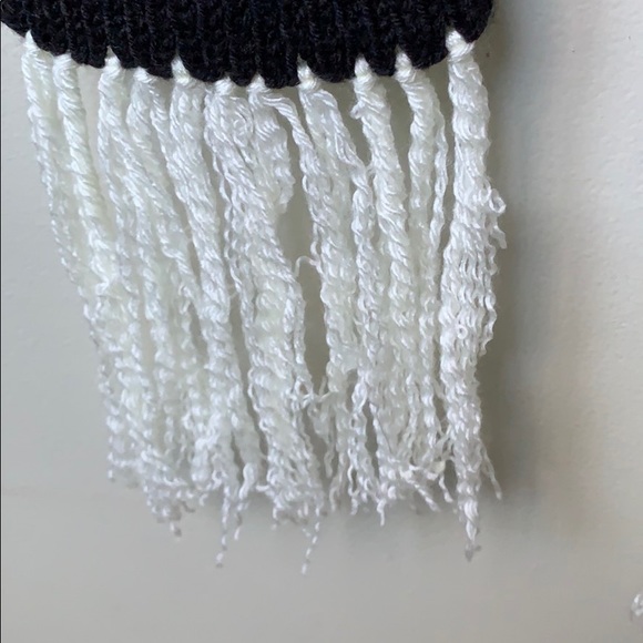 $20/2 Color-blocking Scarf Unisex Cable Knit - Picture 7 of 9
